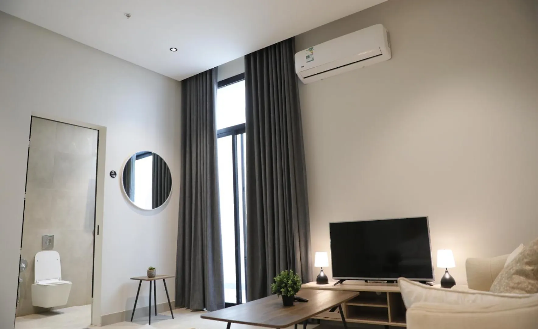 شقة بغرفتي نوم وصالة ودورتين مياه بالعارض قرب المطار بتسجيل وصول ذاتيtwo-Bedroom Apartment With Living Room And Two Bathrooms In Al-Aridh Near The Airport With Self-Check-In الرياض 0*,